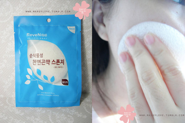 Review Basic facial Konjac Sponge – Moon Original By Every Little Thing on Me